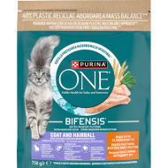 PURINA ONE Coat & Hairball Hrana Uscata Pisici Pui 750 g
