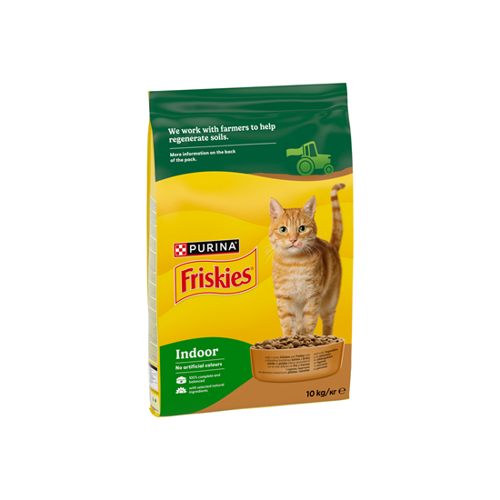 Friskies Hu Indoor Pisici cu Pui si Legume 10Kg