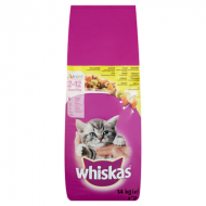 Whiskas Junior Hrană Uscată pentru Pisici cu Pui, 14 kg