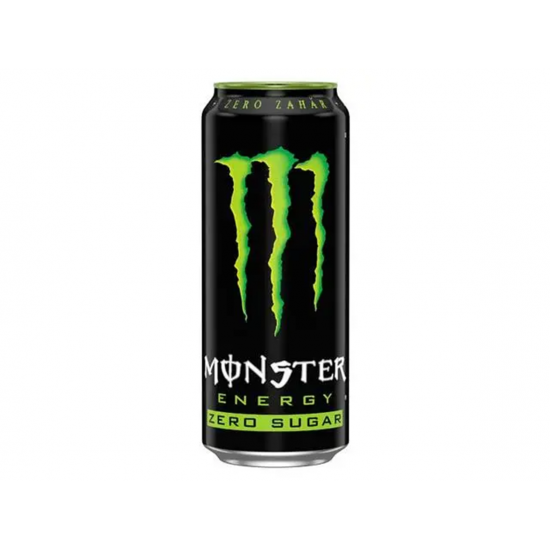 Bautura energizanta MONSTER Energy Zero Zahar bax 0.5L x 4 doze