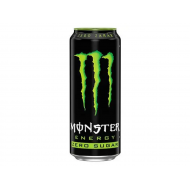 Bautura energizanta MONSTER Energy Zero Zahar bax 0.5L x 4 doze