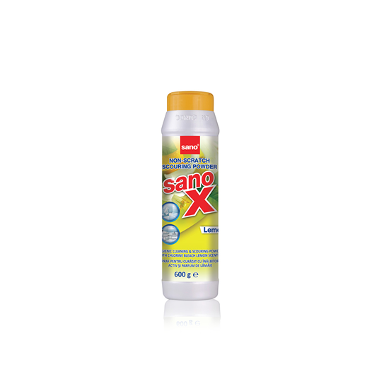 Sano X Pudra de Curatat 600 g Lemon