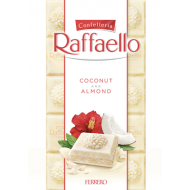 Tableta Ciocolata cu Cocos Raffaello Tablets, 90g