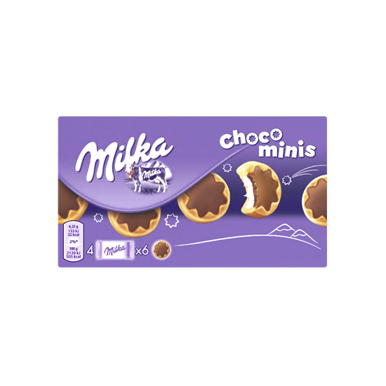 Biscuiti Milka Choco Minis, 150g