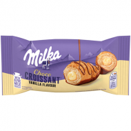 Croissant cu crema vanilie, Milka, 14 x 50 g