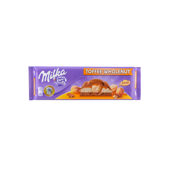milka Ciocolata cu Alune si Caramel 300 g