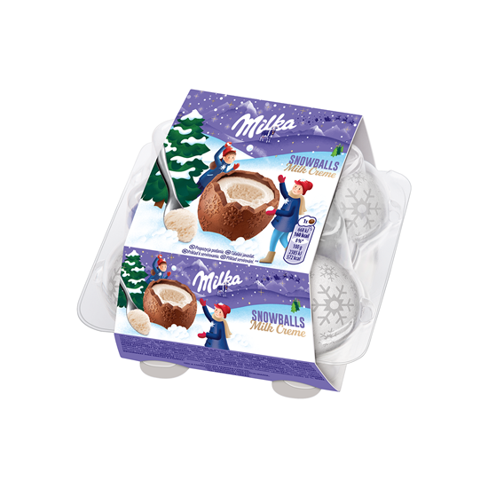 Bomboane de ciocolata Milka cu crema de lapte 112 g