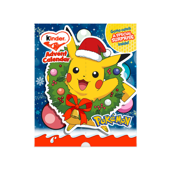 Kinder Calendar Advent Pokemon cu 54 de Piese 198 g