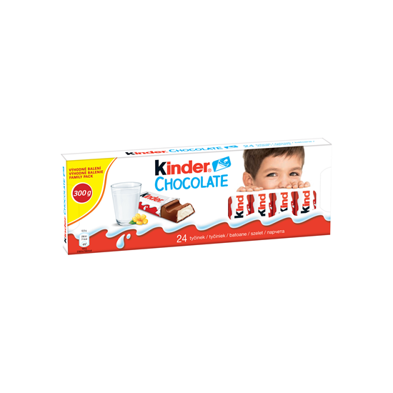 KINDER CHOCOLATE Batoane de Ciocolata cu Lapte 300 g