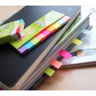 Stick index hartie color 50 x 12 mm, 9 x 50 file/set, Stick"n - 9 culori neon