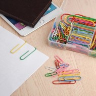 Agrafe colorate 28 mm, 100/cutie, Office Products - asortate