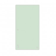 Separatoare carton pentru biblioraft, 190 g/mp, 105 x 235mm, 100/set, DONAU Duo - verde