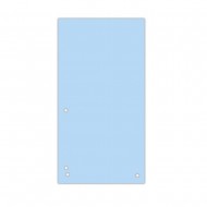 Separatoare carton pentru biblioraft, 190 g/mp, 105 x 235mm, 100/set, DONAU Duo - albastru