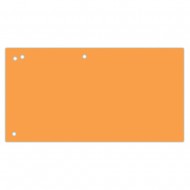 Separatoare carton pentru biblioraft, 190 g/mp, 105 x 240mm, 100/set, Office Products Duo - orange