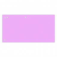 Separatoare carton pentru biblioraft, 190 g/mp, 105 x 240mm, 100/set, Office Products Duo - roz