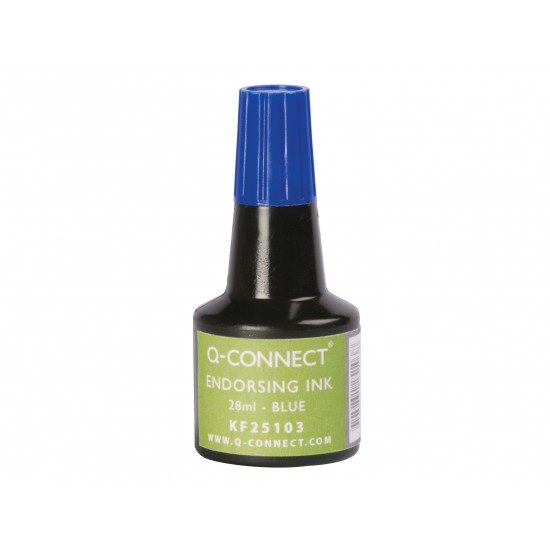 Cerneală ștampilă 28ml Q-CONNECT albastru