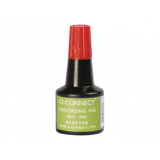 Cerneală ștampilă 28ml Q-CONNECT roșu
