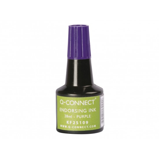 Cerneală pentru ștampile 28ml Q-CONNECT violet