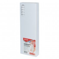 Inele plastic 6 mm, max 25 coli,100buc/cut, Office Products - alb