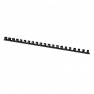 Inele plastic 12 mm, max 95 coli, 100buc/cut, Office Products - negru