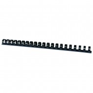 Inele plastic 16 mm, max 145 coli, 100buc/cut, Office Products - negru