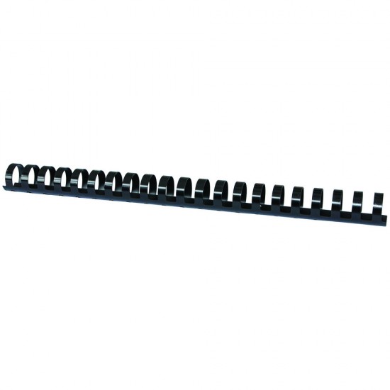 Inele plastic 22 mm, max 210 coli, 50buc/cut Office Products - negru