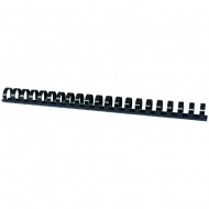 Inele plastic 22 mm, max 210 coli, 50buc/cut Office Products - negru