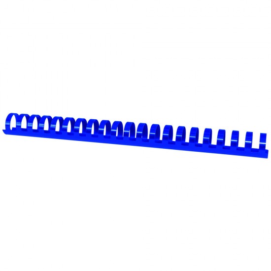 Inele plastic 25 mm, max 240 coli, 50buc/cut Office Products - albastru