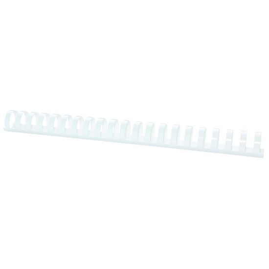 Inele plastic 25 mm, max 240 coli, 50buc/cut Office Products - alb
