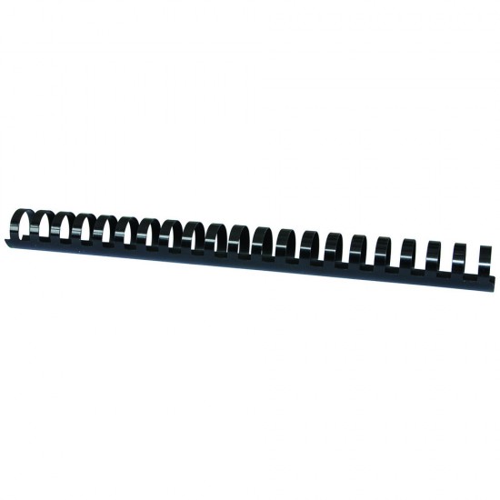 Inele plastic 25 mm, max 240 coli, 50buc/cut Office Products - negru