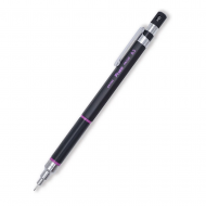 Creion mecanic profesional PENAC Protti PRC-105, 0.5mm, con metalic, varf retractabil, negru/violet,