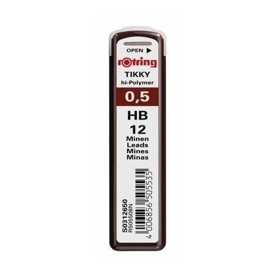 Mina creion mecanic Rotring, 0.5 mm, HB