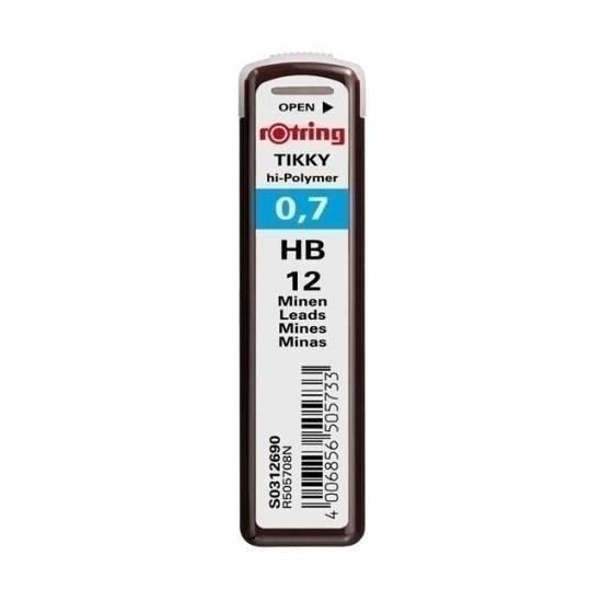 Mina creion mecanic Rotring, 0.7 mm, HB