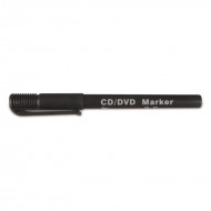 Marker permanent DONAU Needle Point, tip S, pentru cd/dvd, scriere de 0.4 mm, negru