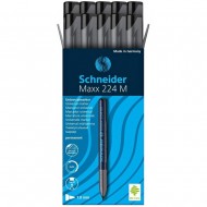 Marker permanent Schneider 224, tip M, scriere de 1 mm, albastru