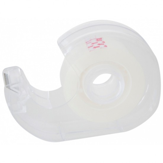 Banda adeziva de birou OFFICE Products cu dispenser, in folie, 19 mm x 33 m