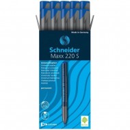 Marker permanent Schneider 220, tip S, scriere de 0.4 mm, albastru