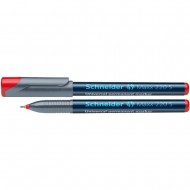 Marker permanent Schneider 220, tip S, scriere de 0.4 mm, rosu