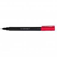 Marker permanent Q-CONNECT, tip S, scriere de 0.4 mm, rosu
