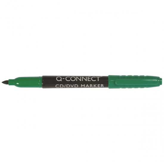 Marker permanent Q-CONNECT, tip M, scriere de 1 mm, verde